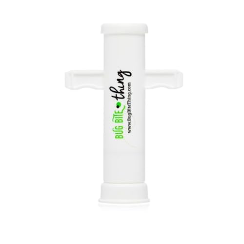 Bug Bite Thing Suction Tool Bug Bites and BeeWasp Stings Natural Insect Bite Relief Chemical Free White - Image 1