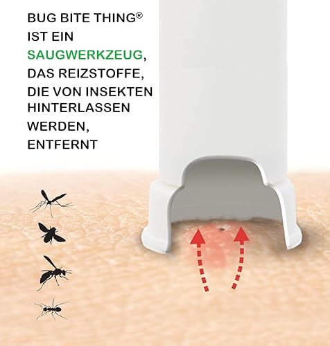 Bug Bite Thing Suction Tool Bug Bites and BeeWasp Stings Natural Insect Bite Relief Chemical Free White - Image 3