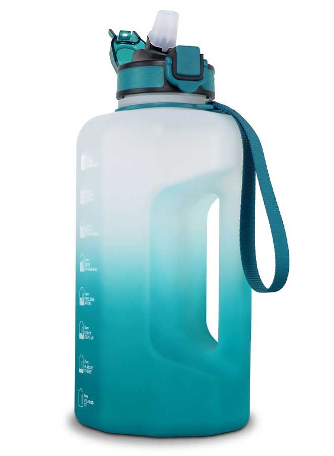 GEMFUL Sports Water Bottle with Straw BPA-Free Big Size Bpa Free 2.2 Liter Water Container for Men - Image 1