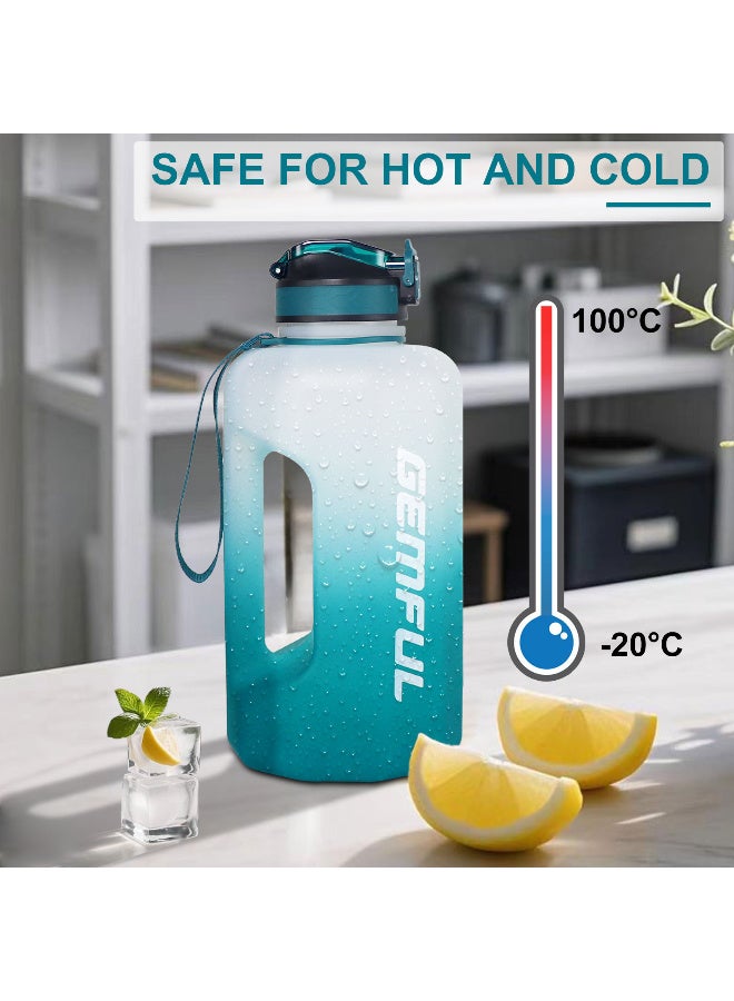 GEMFUL Sports Water Bottle with Straw BPA-Free Big Size Bpa Free 2.2 Liter Water Container for Men - Image 4
