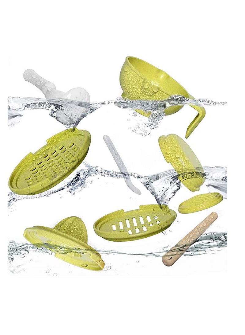 Y&D Food Masher and Bowl, Dishwasher Safe Mash Mashing Set, Grinder, Multi-Function Manual Grinding Bowl - Image 2