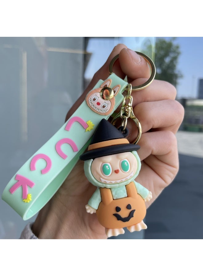 NIBEMINENT LABUBU Keychains, Cute Figurines, Student Schoolbag Pendants And Gifts 