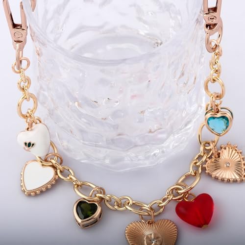 Disengor Bag Chain Extender with Charms - Gold Purse Chain Charm for Handbags - Beach Shells Starfish Keychain for Women - Image 4