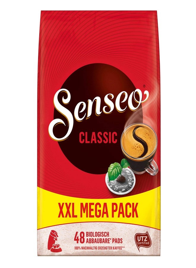 senseo كبسولات قهوة سينسيو كلاسيك - 48 كبسولة (عبوة واحدة) - تحميص متوسط بنكهة ناعمة ومتوازنة وكريمة غنية - متوافقة مع ماكينات قهوة سينسيو وبيليكوم - Image 1