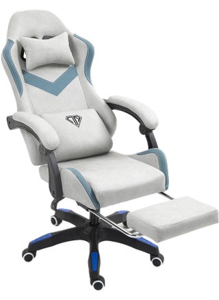 Gaming Chair Computer Chair with Footrest and Lumbar Support Height Adjustable Game Chair with 360°-Swivel Seat and Headrest and for Office or Gaming - pzsku/ZF12CB1AC5921F44DCA67Z/45/_/1722841075/ca8c6aaf-1b67-4fe5-a29d-0753a5a2eba1
