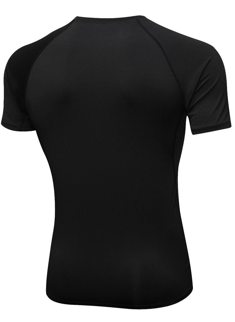 Men Quick Dry Breathable Elastic T-Shirt Black - pzsku/ZF12CB358766585E277BCZ/45/_/1659693872/204c3a74-202c-43eb-ac16-02a8e1575752