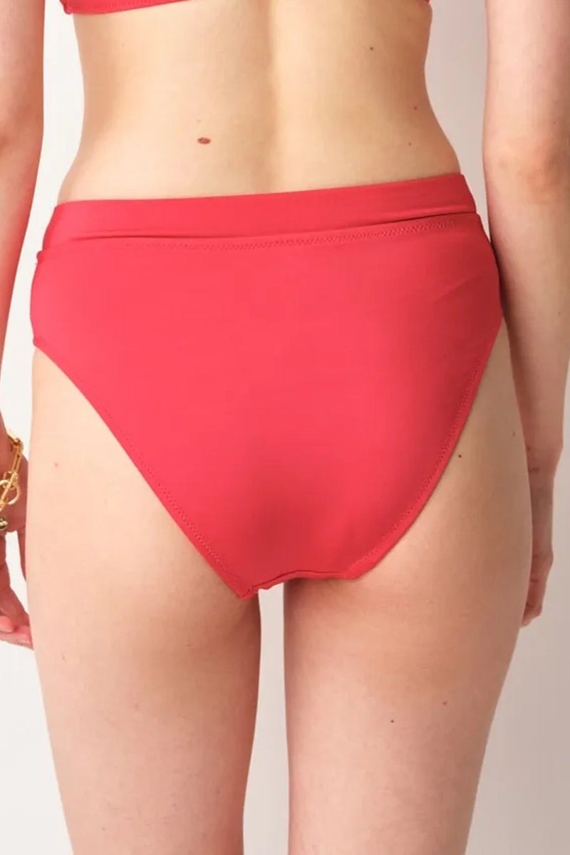 High Waist V Cut Bikini Bottom