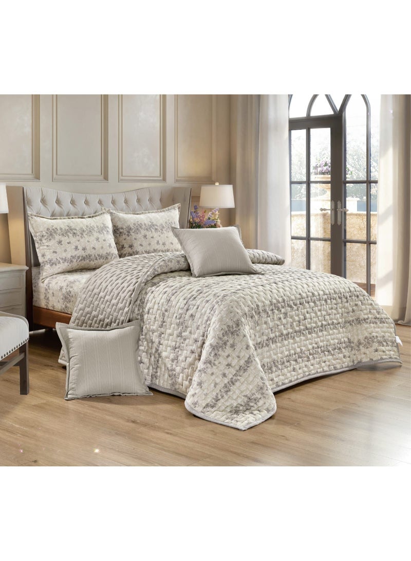 AKD Compressed floral quilt set, 6 pieces, size 250 * 230 cm - Image 1