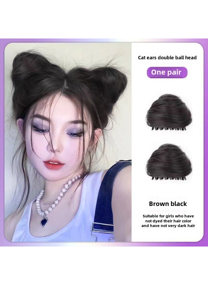 Cute Cat Ear Wig Bun Cosplay Hair Accessories [One pair] Cat Ear Brown Black [One pair] Cat Ear Brown Black - pzsku/ZF12CE6B0525EDEDC1051Z/45/_/1724427548/1ea507b9-8a41-4e13-a850-b2e85b604fe5