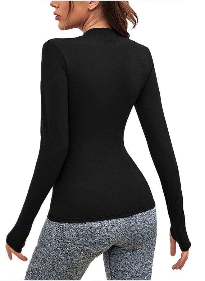 Nileton - Half Zipper Sport Top Long Sleeves - Image 1