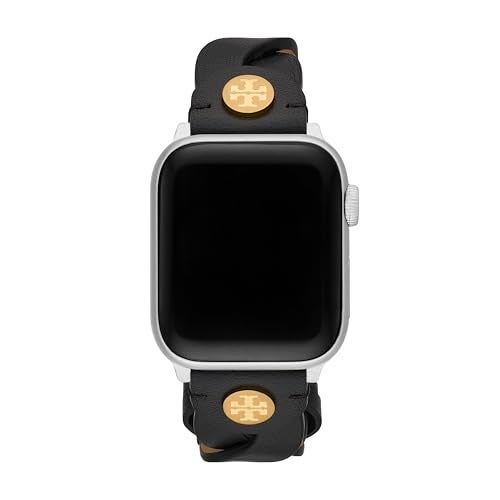 Tory Burch Women's Braided Band for Apple Watch®, Leather (Model: TBS0112E) - Image 2