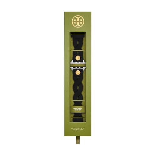 Tory Burch Women's Braided Band for Apple Watch®, Leather (Model: TBS0112E) - Image 5