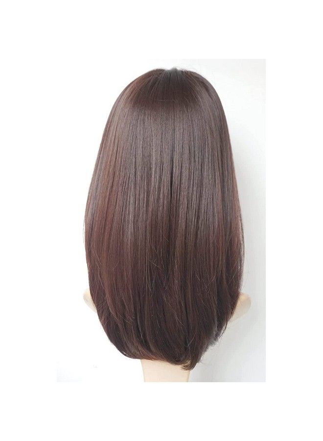 PRAVRAJYA Women's Full Head Hair Wig - Natural Brown Layered Synthetic Hair Extension for Women and Girls (Brown) - Image 5