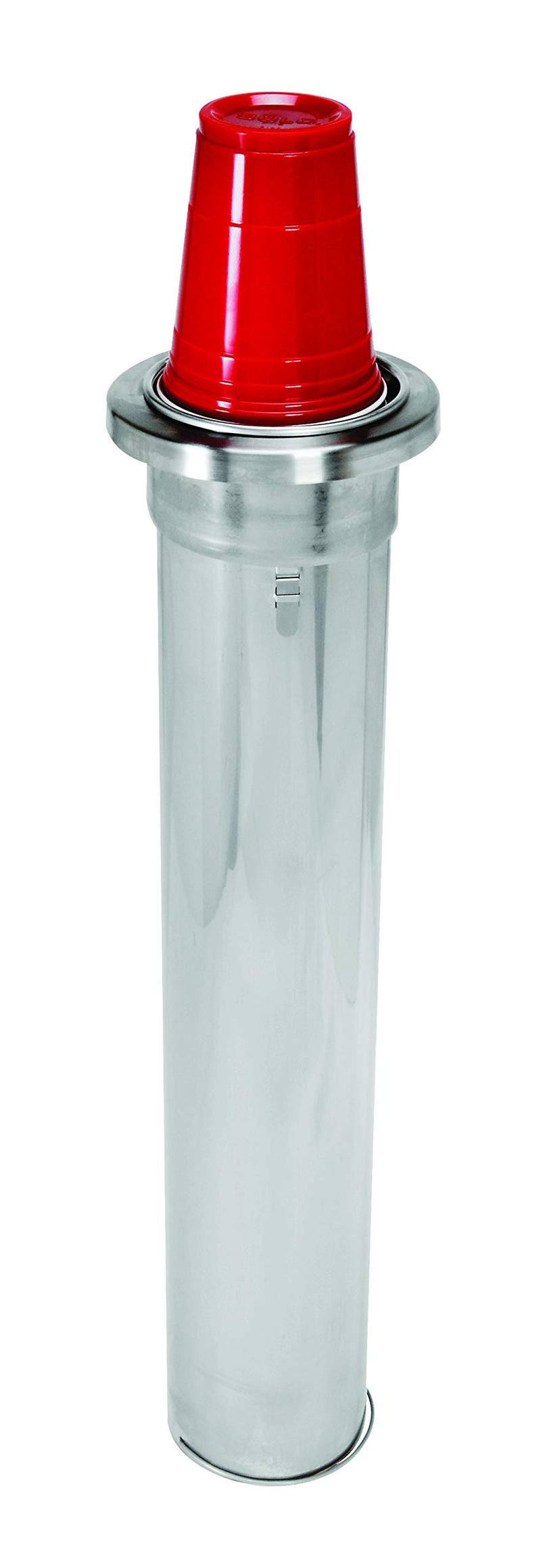 DISPENSE-RITE ADJ-1.50 in-Counter Cup Dispenser, Adjustable Stainless Steel, Fits 8 oz–24 oz Paper, Plastic or Foam Cups, 22" Length, Two Spring Design, One-Size-Fits-All, Easy Mounting Collar - Image 5