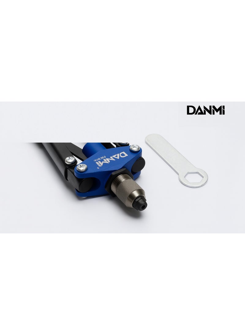 DANMI Industrial Hand Riveter – Dual Grip with 3 Interchangeable Nozzles – ART: 190116 - Image 4
