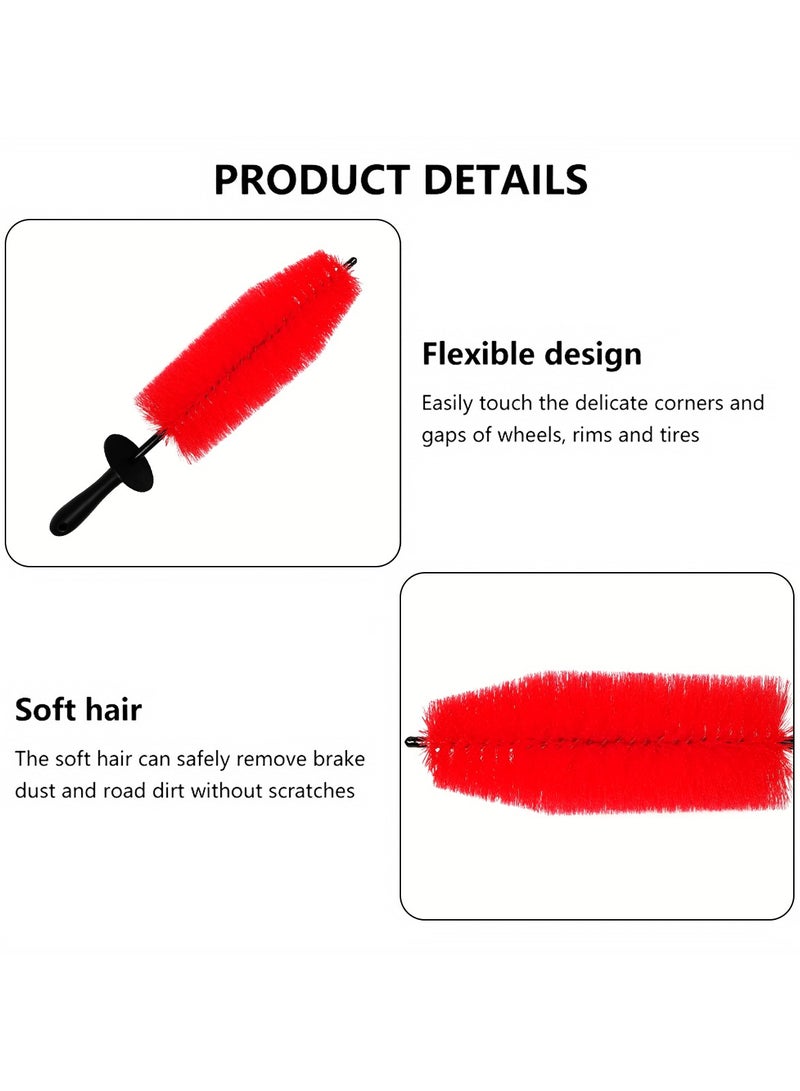 Car Wheel and Tire Rim Cleaning Brush, 435mm Long, 100mm Diameter Wheel brush - Image 5