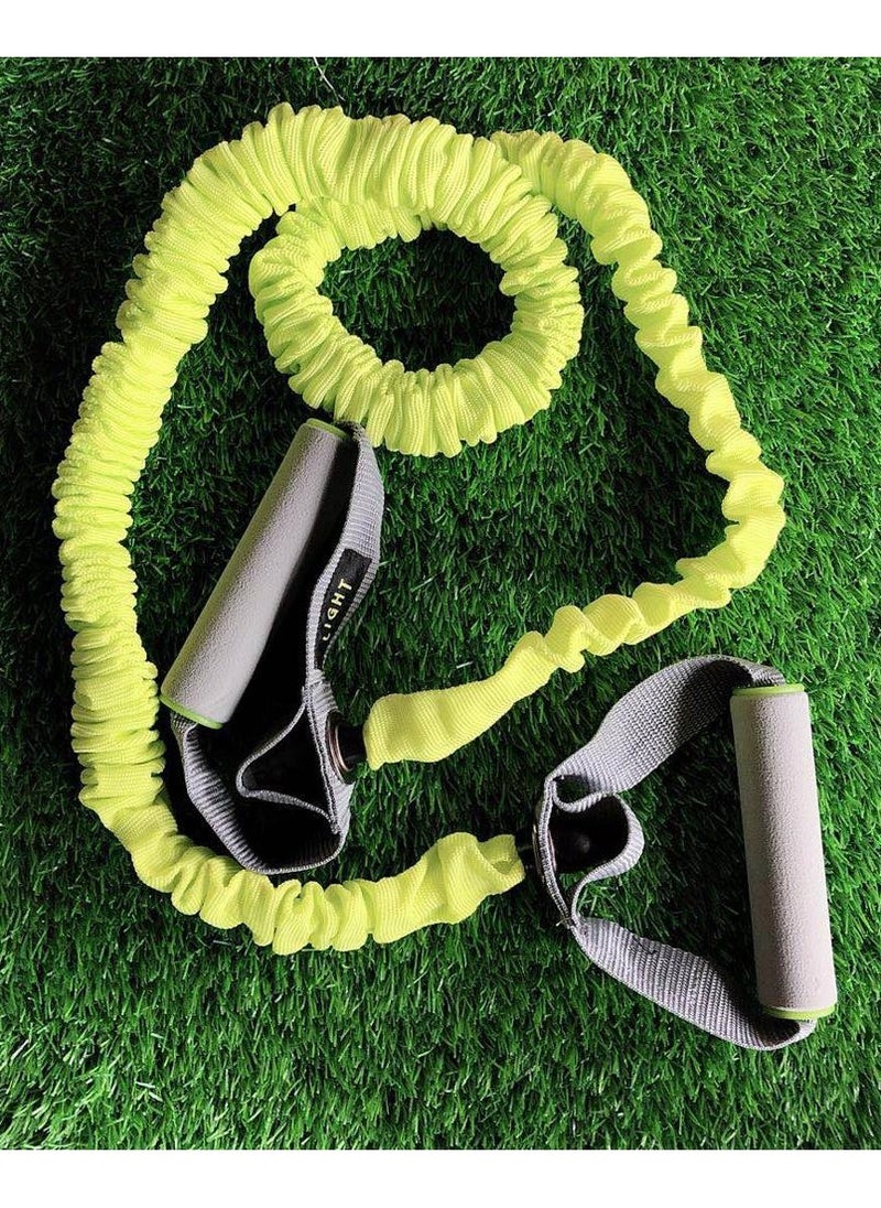 MDBuddy - Resistance Tubes/Bands Heavy Duty Protective Nylon with soft foam Handles (Heavy) - Image 1