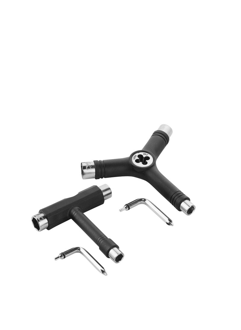 Excefore - All in One Skateboard Tool Kit, Roller skate Tool All in One, Pack of 2, Y and T Tool for Skateboard, Longboard Tool - Image 1