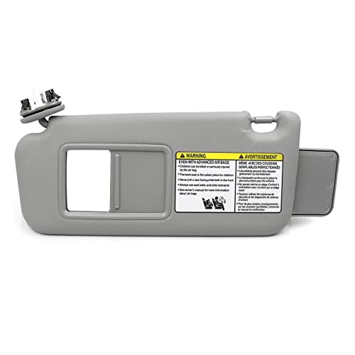 Nakuuly Left Driver Side Sun Visor Gray with Sunroof Compatible with Toyota RAV4 2006 2007 2008 2009 2010 2011 2012 2013 Sunvisor Replaces # 74320-42501-B2 - Image 1