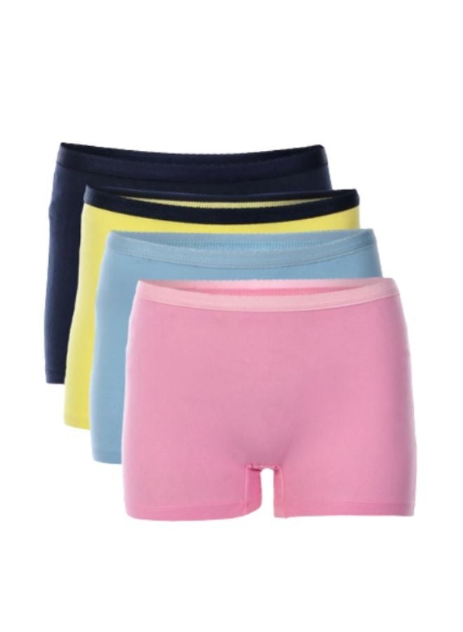 Carina Mid-rise cotton mini shorts (set of 4) - Image 1