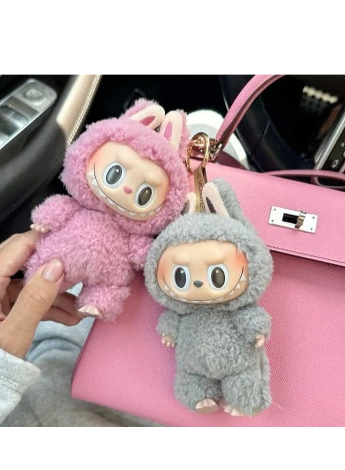 لابوبو قلادة من الفينيل المحشو، علبة عمياء، شخصية غير قابلة للكسر، لابوبو تريند (توقع اللون) - Image 3