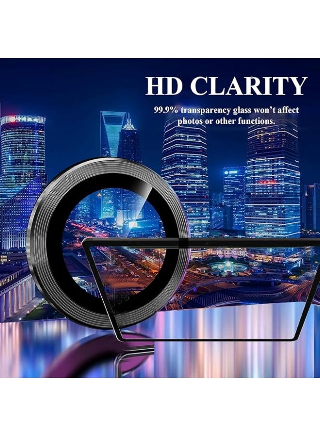 2 Pack Compatible with Galaxy Tab S11 Ultra 14.6 inch 2025 SM-X930 X936B Tablet 9H Tempered Glass Camera Cover Protector Metal Individual Ring - Image 5