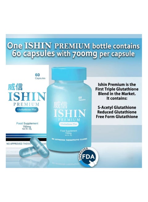 ISHIN ISHIN Premium Glutathione Plus 700mg | Best Price KSA