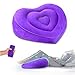 hawtail Leg Elevating Pillow Heart Shape Leg Elevation Pillows for Swelling Blood Circulation Inflatable Wedge Pillow for Traveling Wedge Pillow for Legs Foot Pain Relief Acid Reflux Easy Carry Storage - Image 1