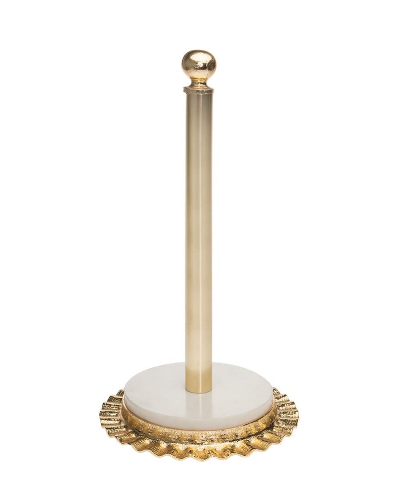 Godinger Godinger Paper Towel Holder Paper Towel Dispenser Ripple Gold by 