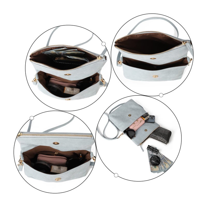 Gladdon Small Crossbody bags for Women Cross body Purse Shoulder Bag Bice - Image 5