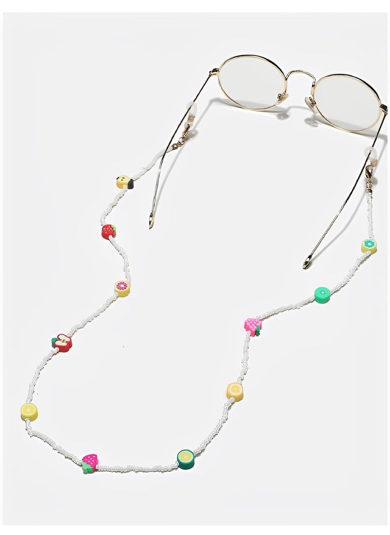 Generic - Beaded glasses chain in the shape of fruits ( Multiple shapes and colors ) - Image 1