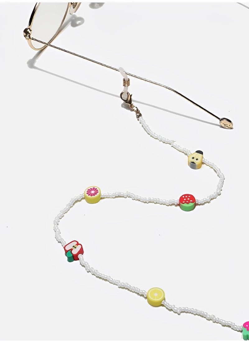 Generic - Beaded glasses chain in the shape of fruits ( Multiple shapes and colors ) - Image 1