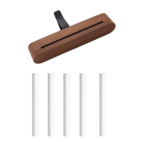 piercing AC Vent Clip for Car, Car Diffuser, Diffuser for Wooden Vent Clip 9x1.8cm + 4 Refill Sticks Aroma Gift Set - Image 1