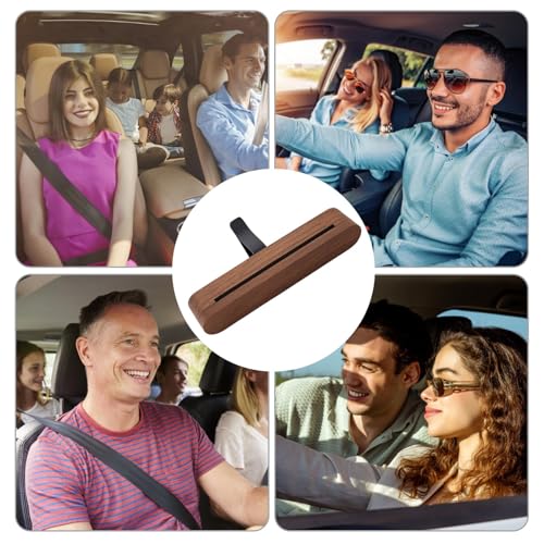 piercing AC Vent Clip for Car, Car Diffuser, Diffuser for Wooden Vent Clip 9x1.8cm + 4 Refill Sticks Aroma Gift Set - Image 5