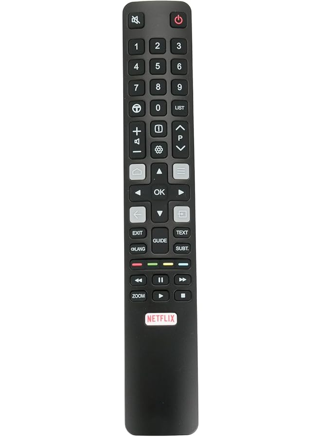 ELTRAZONE ARC802N YUI1 Replacement Remote Control Compatible with Smart LED HDTV Models 49S6500, U65S9906, 40S6800FS, 49C2US, 55C2US, 75C2US, 32S6800S, 43P20US, 32S6500, 32ES568, 65C2US, 40S6500, 43S6500 – Full-Function Remote for Seamless Smart TV Control - Image 1