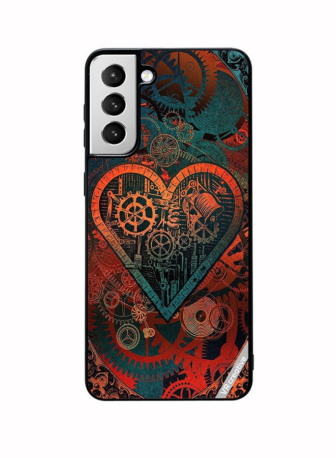 VR CREATIVE Protective Case Cover For Samsung Galaxy S22 5G Abstract Design Multicolour - Image 1