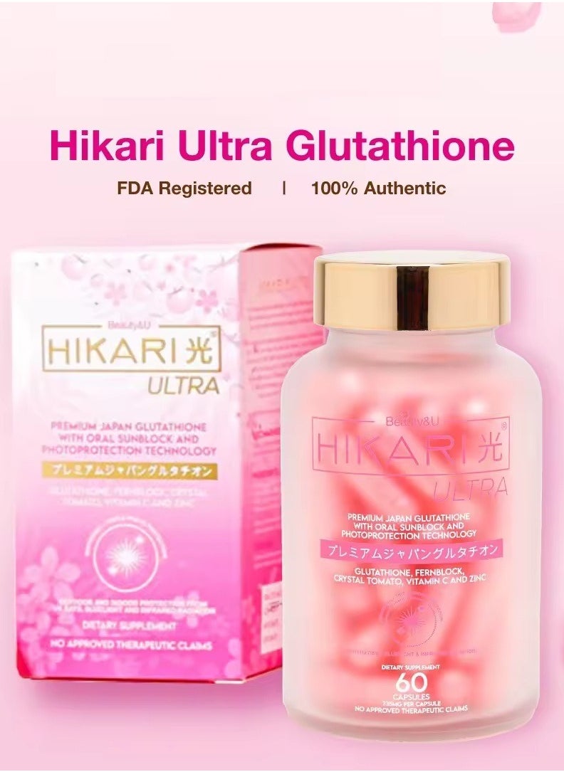 Hikari Ultra Glutathione 60 capsules  - Image 1