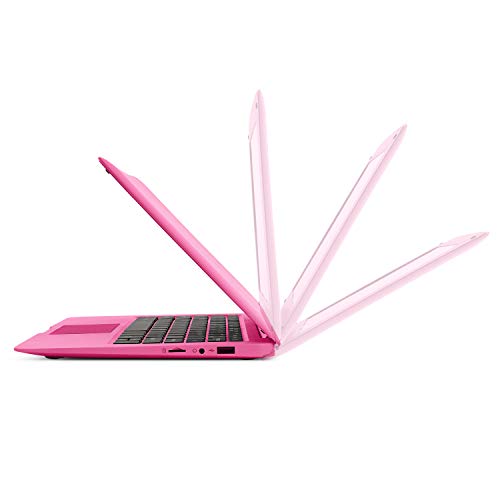 Goldengulf Windows 10 Computer Laptop Mini 10 Inch 32GB Ultra Thin and Light Netbook Quad Core CPU PC HDMI WiFi USB YouTube (Pink) - Image 4