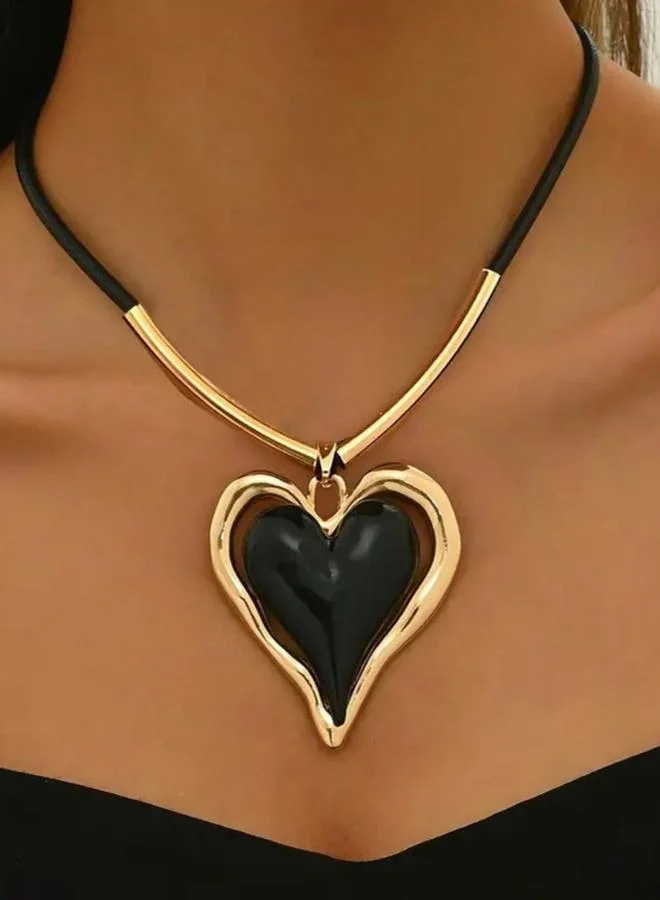 Take Two Take Two Heart Shape Pendant Necklace