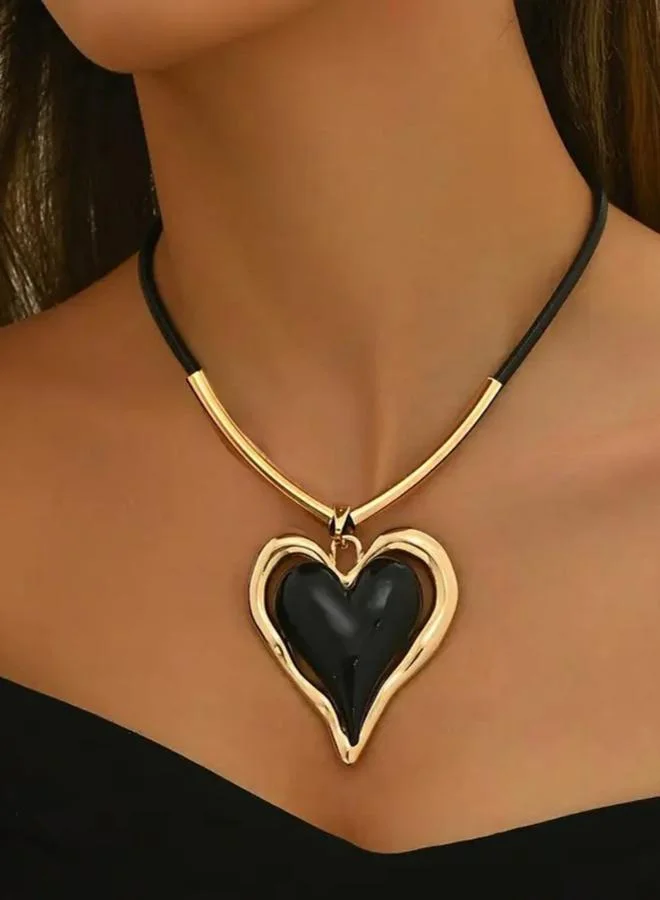 Take Two Take Two Heart Shape Pendant Necklace