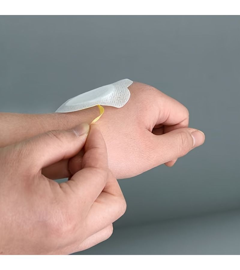 50 White Disposable Castor Oil Abdominal Patches Breathable Non-Woven Navel Stickers - Image 5