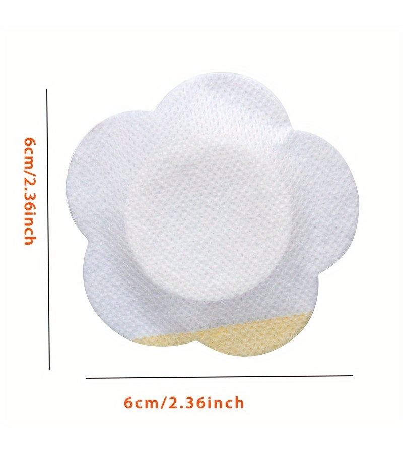 50 White Disposable Castor Oil Abdominal Patches Breathable Non-Woven Navel Stickers - Image 4