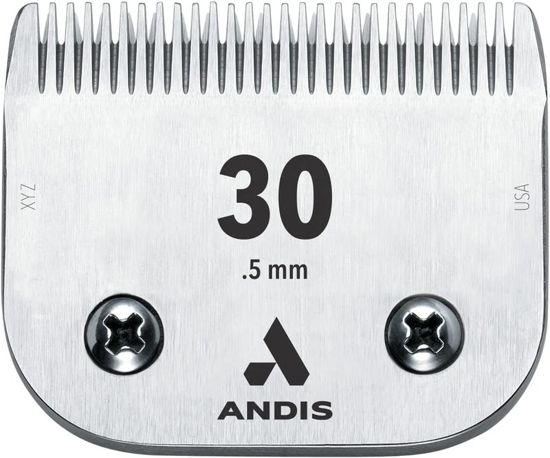 Andis 64075 Ultra Edge Dog Clipper Blade  Constructed Of Carbonized Steel Exclusive Hardening Process With LongLasting Sharp Edges 150Inch Cut Length  For Larger Animals Size30 Chrome - Image 1