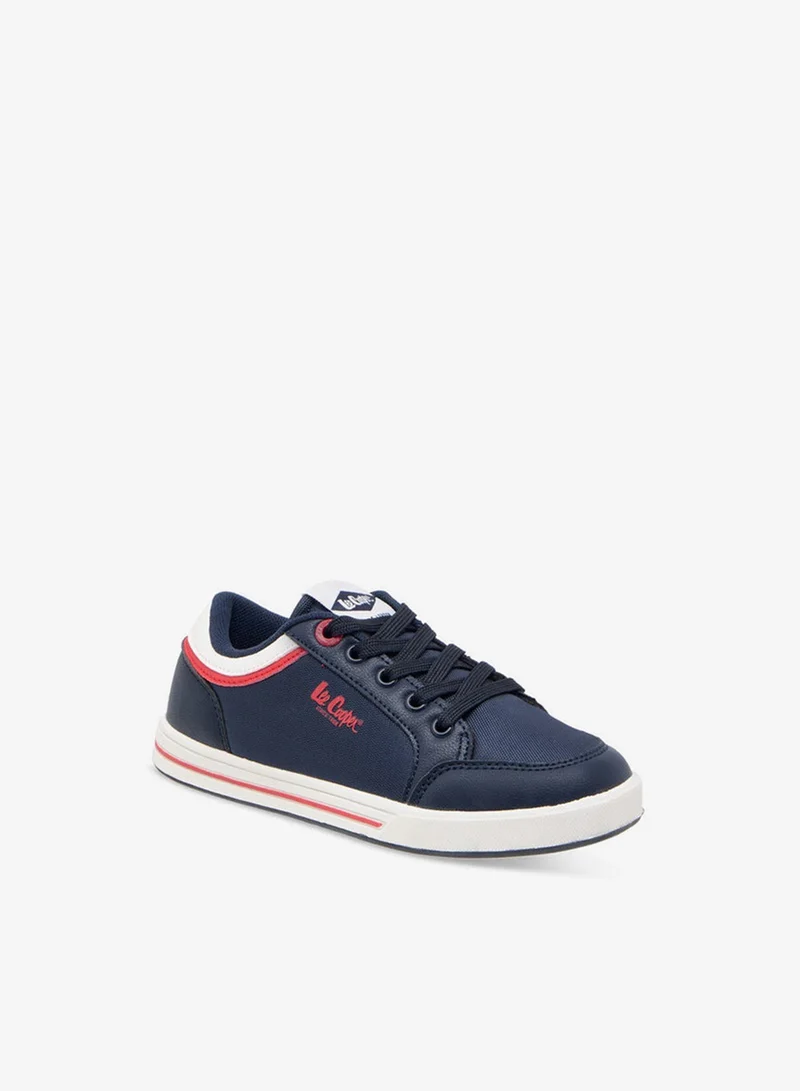 Lee Cooper Boys' Panelled Lace-Up Sneakers