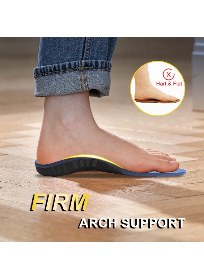 أوريج فيت ORIGFIT نعل تقويم ودعم قوس القدم للرجال والنساء مع توسيد وامتصاص للصدمات - بطانة أحذية قوية للقدم المسطحة والجري والمشي والوقوف طوال اليوم والأنشطة اليومية - Image 4