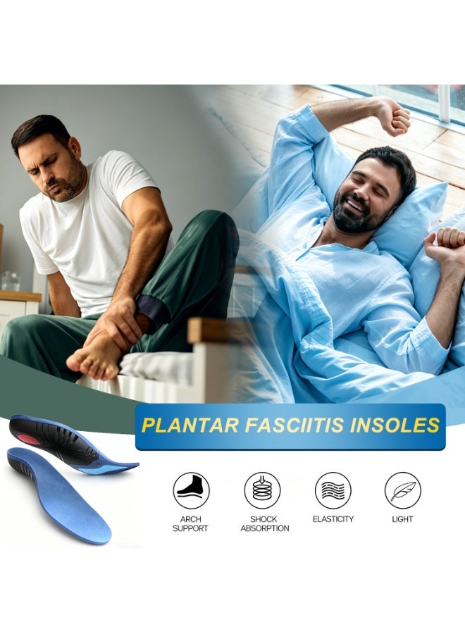 أوريج فيت ORIGFIT نعل تقويم ودعم قوس القدم للرجال والنساء مع توسيد وامتصاص للصدمات - بطانة أحذية قوية للقدم المسطحة والجري والمشي والوقوف طوال اليوم والأنشطة اليومية - Image 2