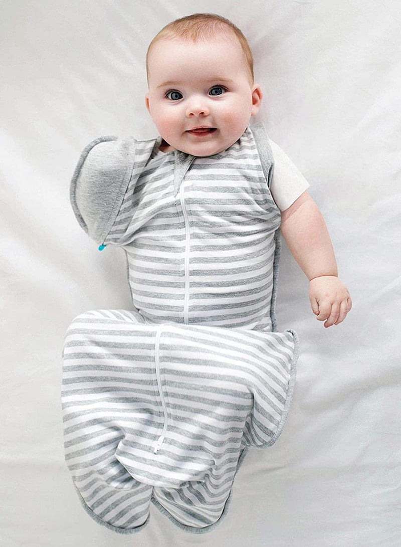 Y&D Pure Cotton Baby Swaddling Cloth Sleeping Bag Self-Soothing Swaddles for Newborns Baby Comfortable Sleeping Bag Baby Sleep Sack Swaddling Towel Baby Anti-surprise Jump Quilt New Born Essentials for Baby - Image 2