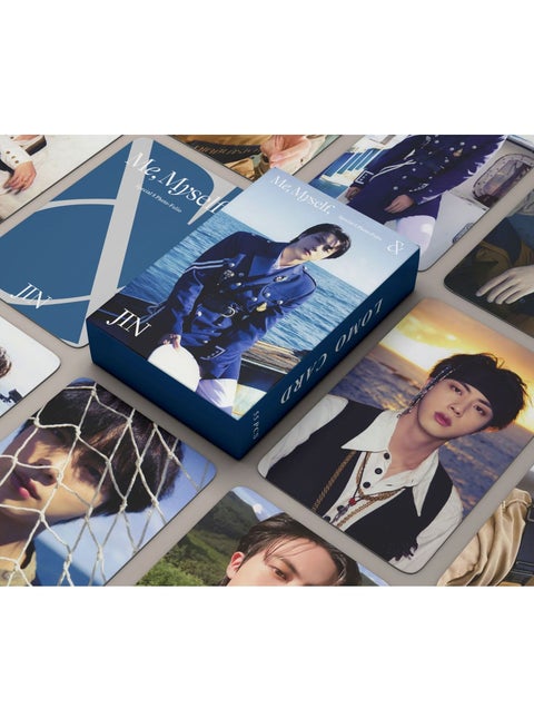 55-Piece BTS Jim Myself Album Sea of Island Special Photo Filio Lomo Card