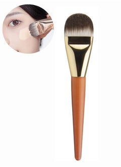 BONITO Flat-Head Makeup Brush, Wide Liquid Foundation Brush, Cleansing Brush, Concealer Brush, Luxury Fiber Bristle, Face Makeup Tool  - Image 1