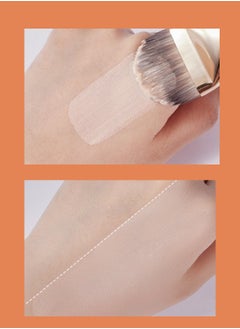 BONITO Flat-Head Makeup Brush, Wide Liquid Foundation Brush, Cleansing Brush, Concealer Brush, Luxury Fiber Bristle, Face Makeup Tool  - Image 4